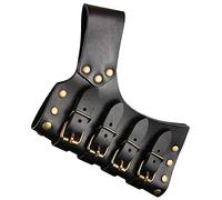 Voiakiu Ceinture en Cuir médiévale - Fourreau de Ceinture médiéval,Rapière Universelle de Grenouille en Cuir médiéval pour épée Large et coutelas, Accessoires de déguisement Cosplay