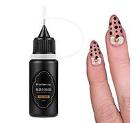 Voiakiu Colle Strass pour Ongles, Strass Colle Gel Nail Colle Stylo Résine Agent Polissage, Super Fort adhésif Colle Gel pour décorations d'ongles Diamants Bijoux