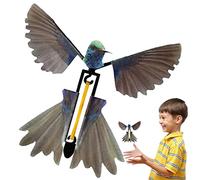Voiakiu Jouet Colibri d'extérieur - Garden Hummingbird Decors Jouet d'extérieur avec différentes Couleurs et Styles | Jouet Magique Volant fée Simulation en Plein air pour Enfants