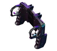 Voiakiu K21 PUGB Auxiliary Program Jeu À Quatre Doigts Trigger Joystick Gamepad Peace Elite Quick Shooting Button Controller PUBG pour Survival Game Convient pour 465 Pouces iOS [video game]