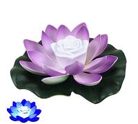 Voiakiu Lanterne pour Extérieur, Lumières Piscine Flottantes Lumières Solaires LED Fleur Lampe Flottante étanche pour Piscine, étang, Jardin