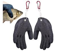 Voiakiu pêche avec libération d'aimant pêcheur Professionnel avec Capture Poisson, Coupe et résistance à la Perforation, Gants pêche au Latex antidérapants