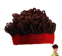 Voiakiu Perruques bébé pour bébé - Perruque Afro Brune résistante à la saleté pour Enfants,Nouveau Perruque pour Enfants, Nouveau-nés, Tout-Petits et Enfants, Couleurs Assorties