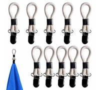 Voiakiu Pinces à Serviettes à Suspendre - 5/10 Porte-Cuisine - Porte-Serviettes durables pour essuie-Mains, torchons, torchons Cuisine, Chiffons Nettoyage