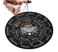 Voiakiu Planche à Pendule en Bois - Pendule Divination radiesthésie,Planche Pendule pour Divination, Décoration d'Pour Sorcière et Wiccan