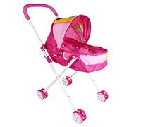 Voiakiu pour Enfant, Landau Poupées, Jouet Jeu Rôle, Pliable, Poussette Landeau Bebe pour, Poussette Et Landau Jouets Cadeau pour Les Enfants