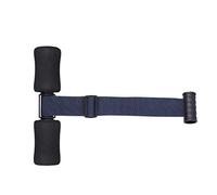 Voiakiu Sangle nordique Hamstring Curl Strap Belt Hamstring Machine à boucler | Appareil d'exercice réglable pour entraînement abdominal squat, fitness, musculation Noir