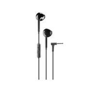 Cellular Line - Écouteurs Voice Capsule - Fil, microphone, bouton de réponse, jack 3,5 mm - Noir