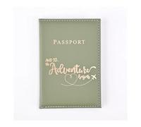 VOICE CHOO Étui de passeport en cuir pour homme et femme avec porte-carte mignon, claire, Taille unique