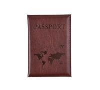 VOICE CHOO Étui de passeport en cuir pour homme et femme avec porte-carte mignon, Vert, Taille unique