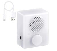 Voice Recorder for Stuffed Animal, Small White Recordable Sound Button, 360-Second Message Playback, Insertable Module to Dolls, Kids Toys, Pillows, Custom Plush Present 2.36x1.97x1.02 inches