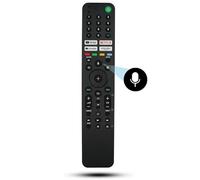 Voice RMF-TX520P Télécommande de rechange pour téléviseur LCD Sony Bravia KD-43X80J KD-50X80J KD-55X80J KD-55X85J KD-65X80J KD-65X85J KD-75X85J XR-55A80J XR-55X90J XR-65A80J 80J XR. 65X90J XR-77A80J