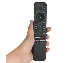 Voice RMF-TX800U Télécommande de rechange compatible avec Sony Bravia 4K 8K Mic Function Smart HD TV X72K X73K X80K X81K X90K X90CK X85TK W830K A80K X95K X85K Z9K X90S X94S RMF-TX900U