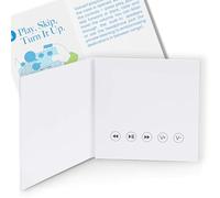 VoiceGift Play - Enregistreur Vocal et Lecteur Audio sans écran (Blanc | Carte Audio de 2 Heures)