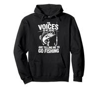 Voices in My Head Citation Amusante pour pêche au Bar Sweat à Capuche