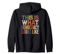 Voici à Quoi Ressemble la démocratie Design Protest Equality Sweat à Capuche