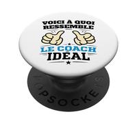 Voici à Quoi Ressemble Le Coach idéal Humour Motivation PopSockets PopGrip Adhésif