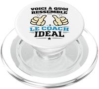 Voici à Quoi Ressemble Le Coach idéal Humour Motivation PopSockets PopGrip pour MagSafe