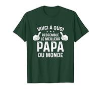 Voici à Quoi Ressemble Le Meilleure Papa du Monde Pére T-Shirt