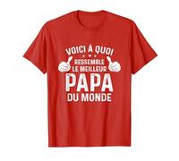 Voici à Quoi Ressemble Le Meilleure Papa du Monde Pére T-Shirt