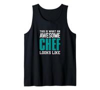 Voici à Quoi Ressemble Un Chef génial Funny Cook Kitchen Débardeur