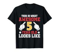 Voici à Quoi Ressemble Un Chouette Enfant de 5 Ans T-Shirt