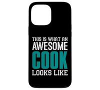 Voici à Quoi Ressemble Un Cuisinier génial Funny Kitchen Chef Coque pour iPhone 13 Pro Max