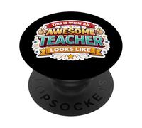 Voici à Quoi Ressemble Un Enseignant génial Un éducateur Amusant PopSockets PopGrip Adhésif