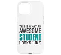 Voici à Quoi Ressemble Un étudiant génial Funny School Coque pour iPhone 15