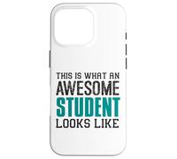Voici à Quoi Ressemble Un étudiant génial Funny School Coque pour iPhone 16 Pro