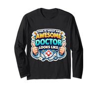 Voici à Quoi Ressemble Un médecin génial Funny Physician MD Manche Longue