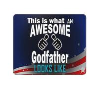 Voici À Quoi Ressemble Un Parrain Génial Mouse Pad Portable Tapis Souris Douce Tapis De Souris pour Bureau Maison Études 25X30Cm