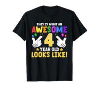Voici à Quoi Ressemble Un Super Enfant de 4 Ans : 4e Anniversaire T-Shirt