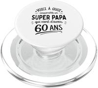Voici à Quoi Ressemble Un Super Papa de 60 Ans PopSockets PopGrip pour MagSafe