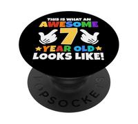 Voici à Quoi Ressemble Un Superbe Enfant de 7 Ans : 7e Anniversaire PopSockets PopGrip Adhésif