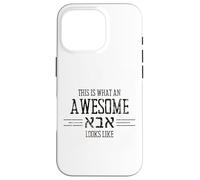 Voici à Quoi Ressemble Une Superbe Chemise hébraïque Abba pour Papa Coque pour iPhone 16 Pro
