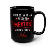 Voici Ce Qu'Est Un Mentor Exceptionnel Tasse À Café Durable Tasse À Thé Céramique Mug Idée Cadeau Pour Pâques Noël Anniversaire 330 Ml