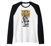 Voici Combien de Temps Dure ma tolérance pour Les Gens Meme Rasta Manche Raglan