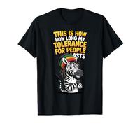 Voici Combien de Temps Dure ma tolérance pour Les Gens Meme Rasta T-Shirt