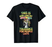 Voici Combien de Temps Dure ma tolérance pour Les Gens Meme Rasta T-Shirt