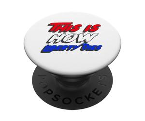 Voici Comment la liberté Meurt | Political America PopSockets PopGrip Adhésif
