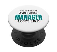 Voici Comment Un Manager Cool Ressemble à Un collègue de Travail drôle PopSockets PopGrip Adhésif