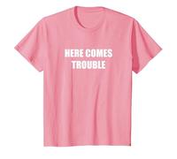 Voici des problèmes T-Shirt, Enfant, Rose, 3 Ans