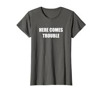 Voici des problèmes T-Shirt, Femme, Asphalte, XL