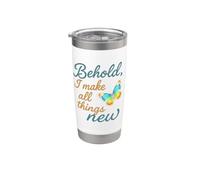 Voici, je fais toutes choses nouvelles Gobelet isotherme en acier inoxydable double paroi