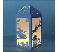Voici la Traduction Directe en Français : Boîte de Lanterne de Noël - | Construction en Acier au Carbone, pour le Gaufrage de Cartes en Papier, D'albums Photos et de Gabarits d'artisanat.