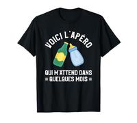 Voici L'apéro Qui M'attend Dans Quelques Mois T-Shirt