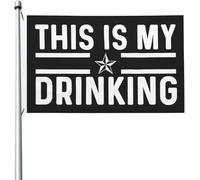 Voici Ma Consommation D'Alcool Drapeaux Résistant Aux Intempéries Drapeaux De Maison Résistant Bannière 90X150Cm Pour Extérieure Plage Vacances