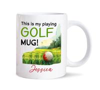 Voici Ma Façon De Jouer Au Golf Tasse À Café Unique Tasse À Thé Drôle Mug Cadeaux Fantaisie Pour Anniversaire Pâques Collègue 330 Ml