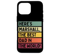 Voici Marshall The Best Dad In The World Father's Day Retro Coque pour iPhone 16 Pro Max